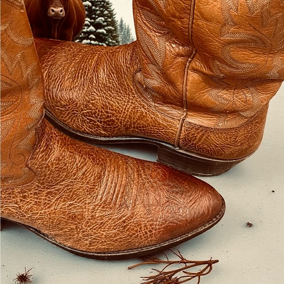 π₯ Dan Post Bullhide Cowboy Boots 11D USA Made β Christmas Special π - Picture 5 of 16